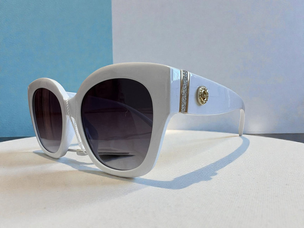 SunVibe™ White Elegance Cat Eye Sunglasses UV400